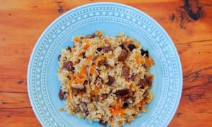 Рисовая каша с мясом: рецепты с описанием, ингредиенты, особенности приготовления